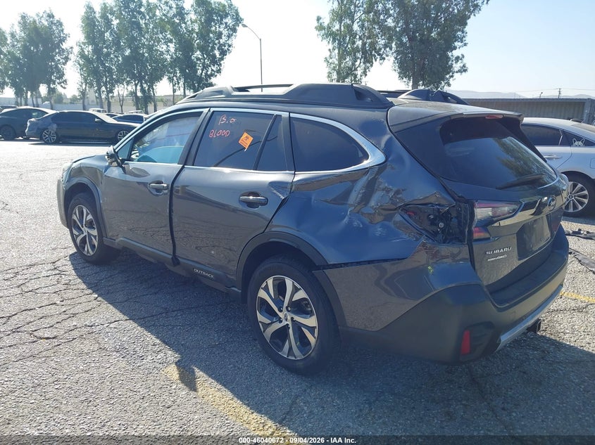 Vin: 4s4btanc2n3172105, lot: 46540127, subaru outback limited 20223