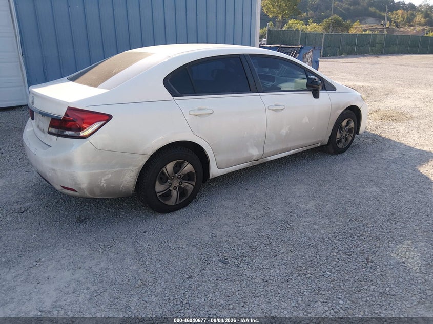 Vin: 19xfb2f54de092746, lot: 46540132, honda civic lx 20134