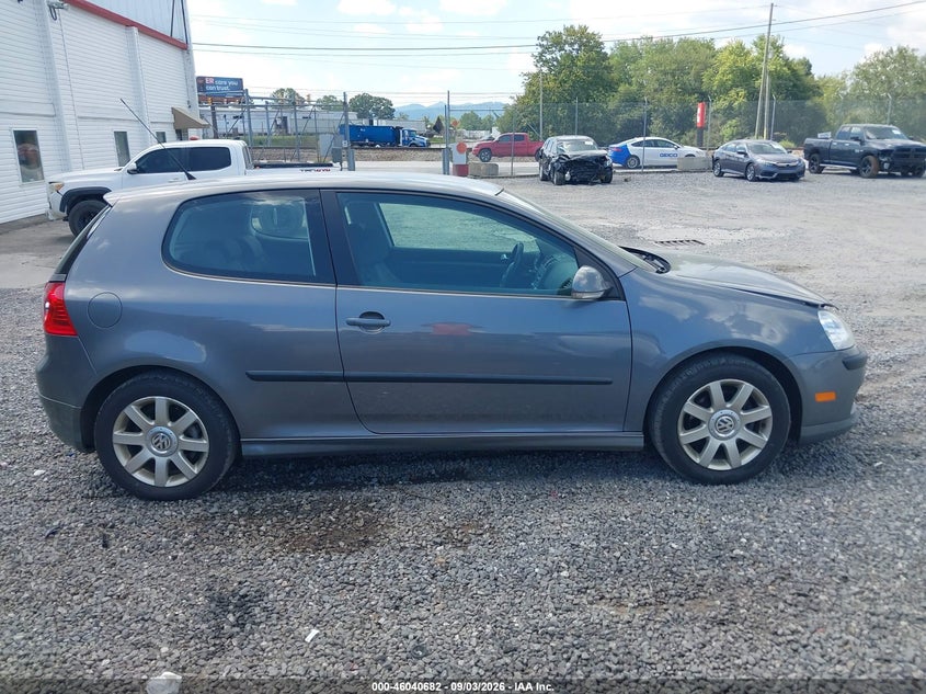 VOLKSWAGEN RABBIT 2007 VIN WVWBR71K67W055888