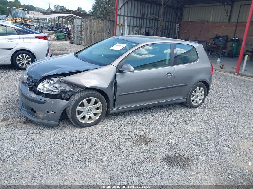 VOLKSWAGEN RABBIT 2007 VIN WVWBR71K67W055888