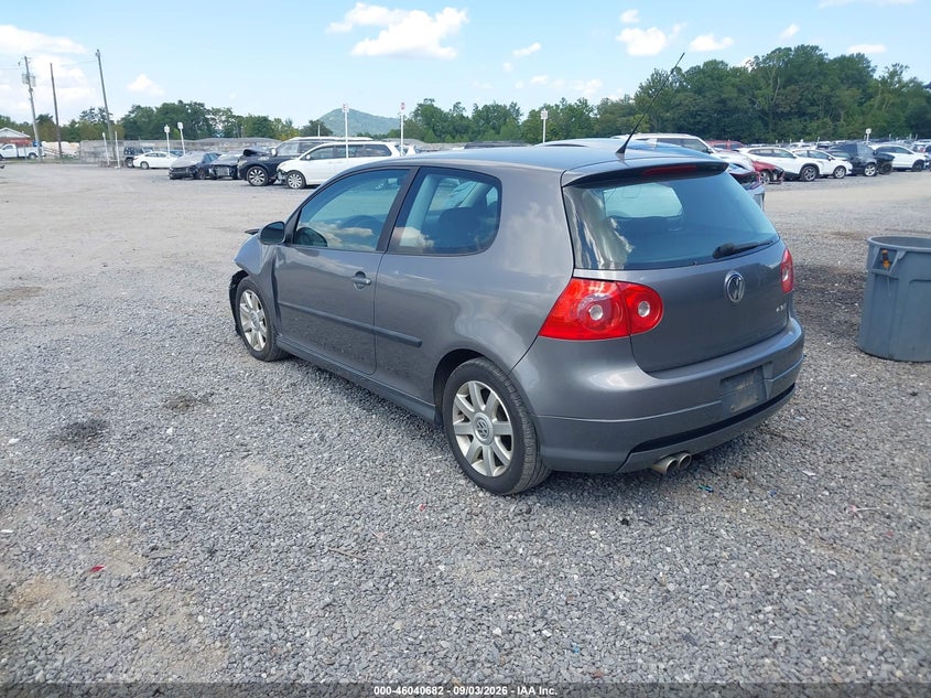 VOLKSWAGEN RABBIT 2007 VIN WVWBR71K67W055888