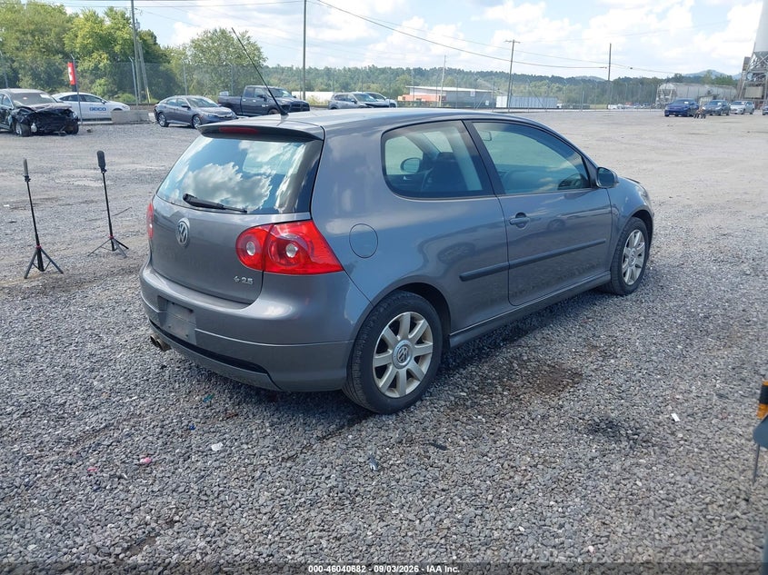 VOLKSWAGEN RABBIT 2007 VIN WVWBR71K67W055888