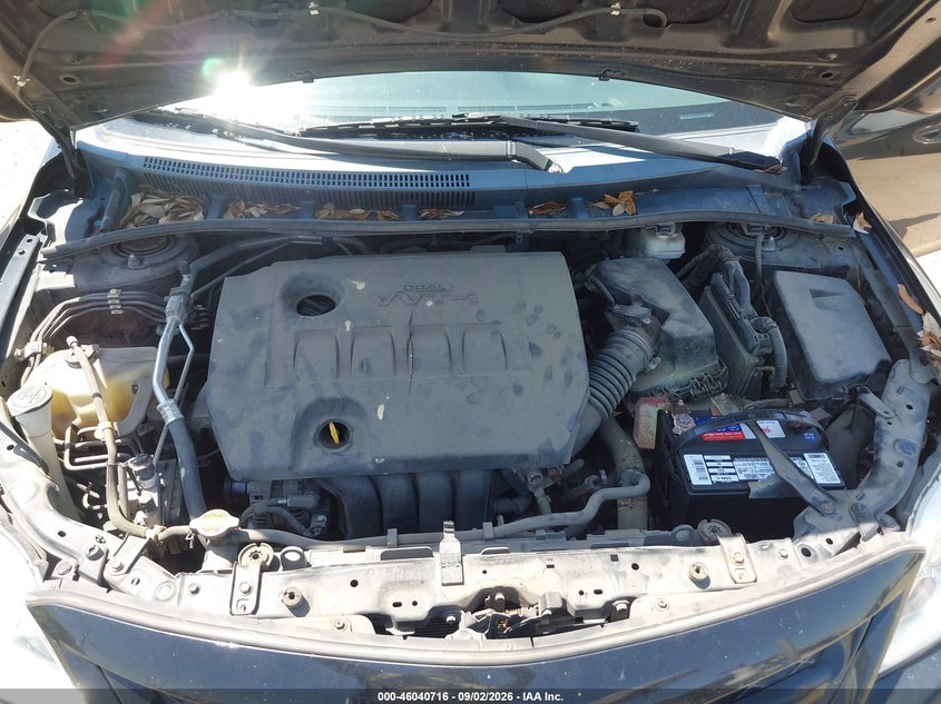 2012 TOYOTA COROLLA SEDAN 1.8L I-4 DOHC, VVT, REGULAR , 132HP