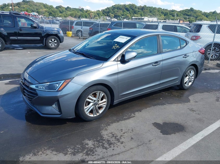 Vin: kmhd84lf5ku741270, lot: 46540225, hyundai elantra sel 20192