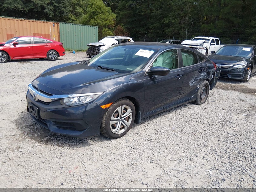 Vin: 2hgfc2f53jh515105, lot: 46540228, honda civic lx 20182