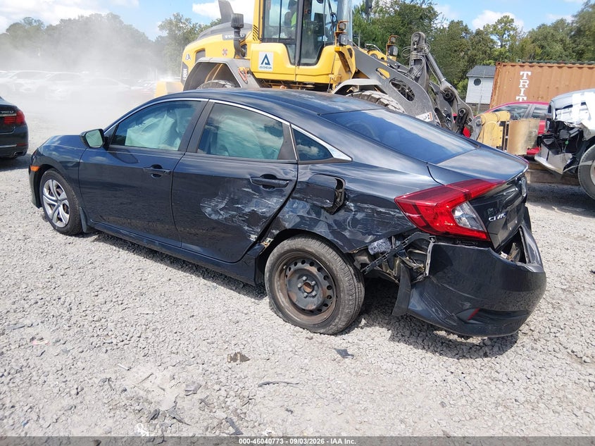 Vin: 2hgfc2f53jh515105, lot: 46540228, honda civic lx 20183