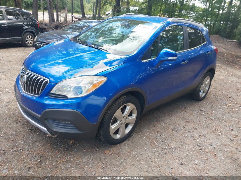 Vin: kl4cjasb4fb204290, lot: 46540242, buick encore 20152