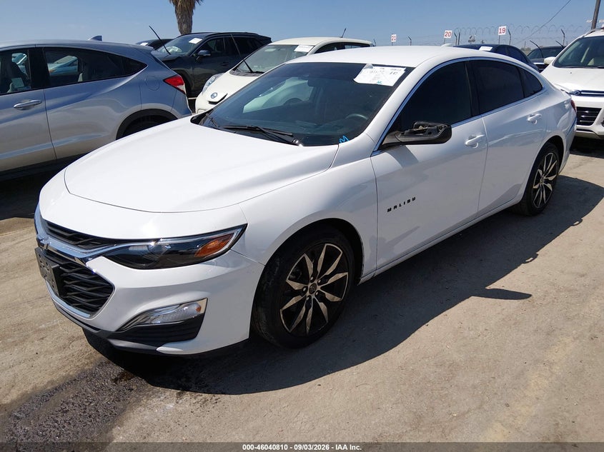 Vin: 1g1zg5st7pf206309, lot: 46540265, chevrolet malibu fwd rs 20232