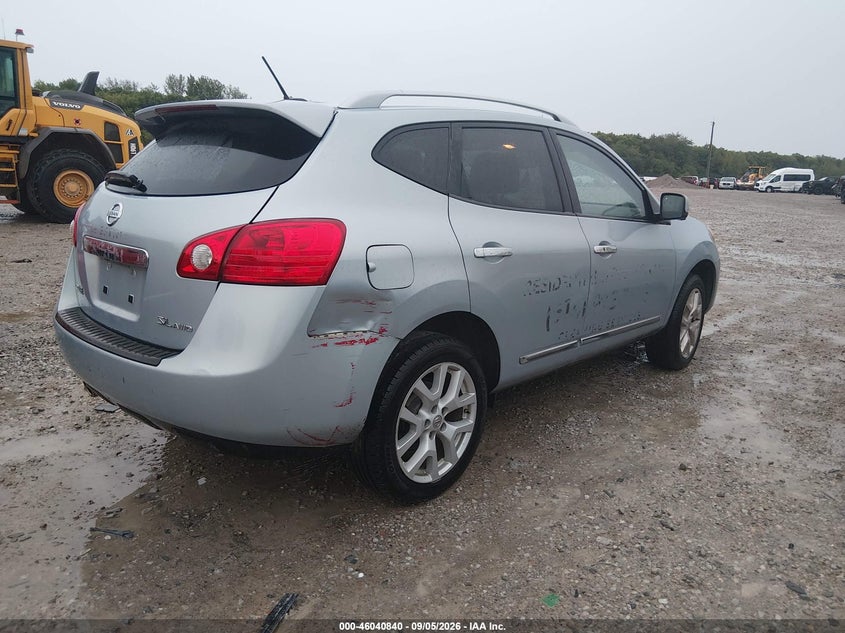 Vin: jn8as5mv3cw359673, lot: 46540295, nissan rogue sv w/sl pkg 20124