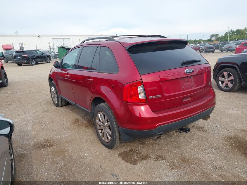 Vin: 2fmdk4jcxeba71011, lot: 46540322, ford edge sel 20143