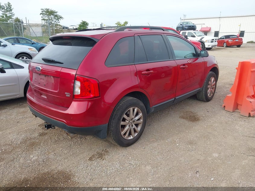 Vin: 2fmdk4jcxeba71011, lot: 46540322, ford edge sel 20144