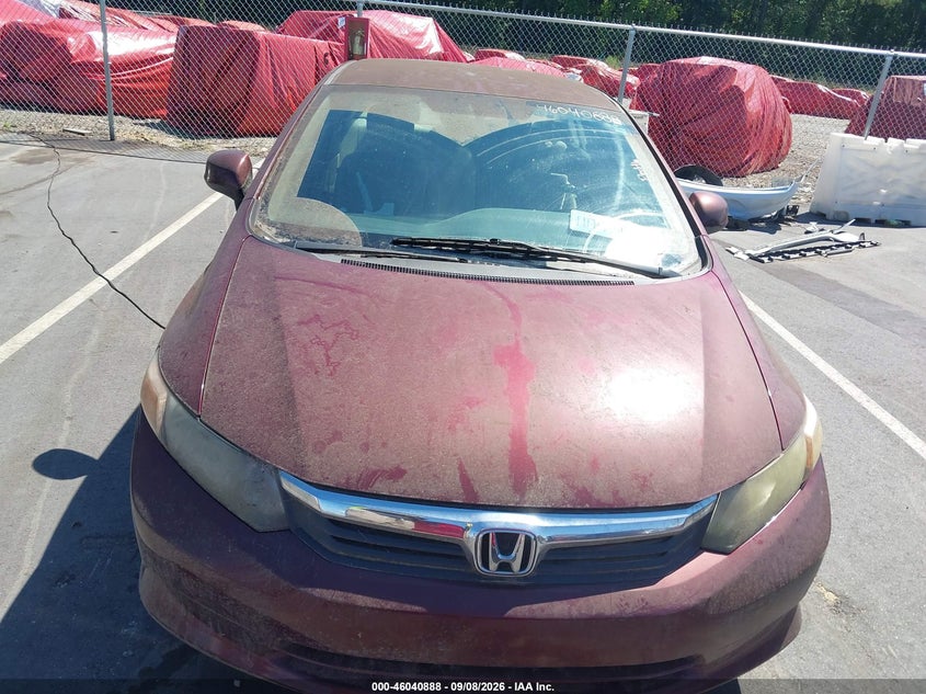 2012 HONDA CIVIC auction photo 6