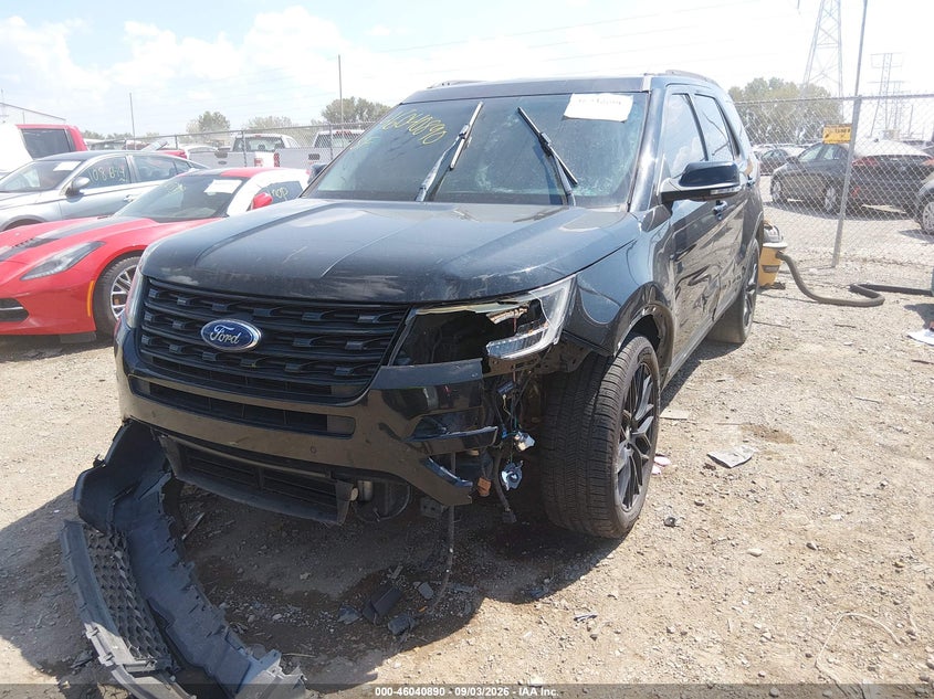 Vin: 1fm5k7d81ggc20821, lot: 46540345, ford explorer xlt 20162
