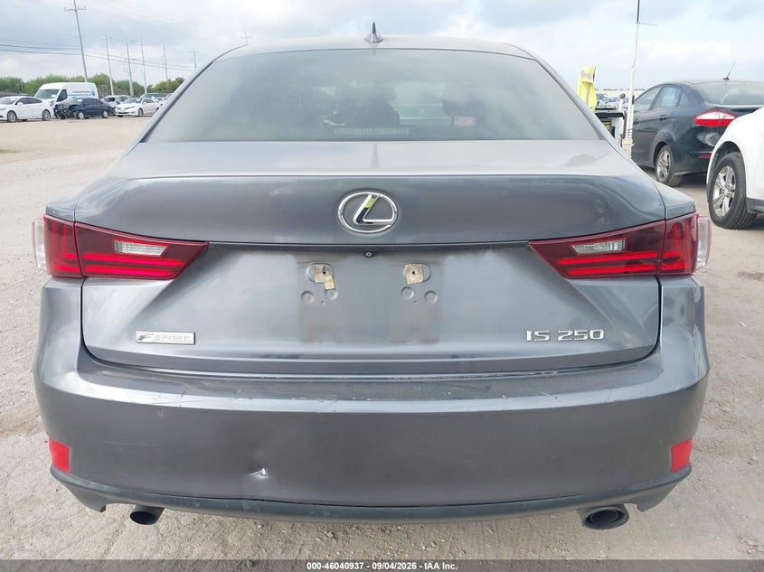 LEXUS IS 250 2015 VIN JTHBF1D20F5065871