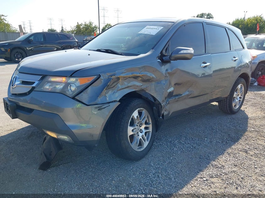 ACURA MDX 2009 VIN 2HNYD28259H502188