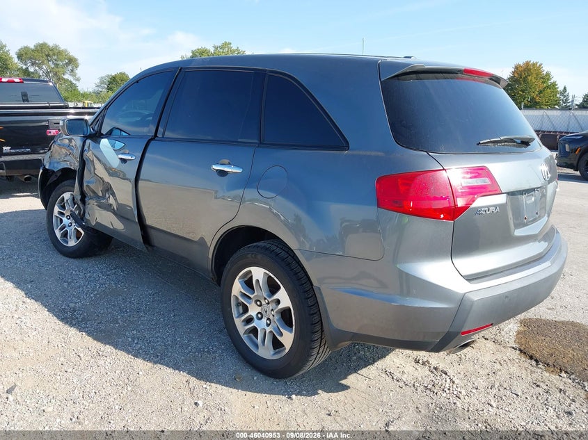 ACURA MDX 2009 VIN 2HNYD28259H502188
