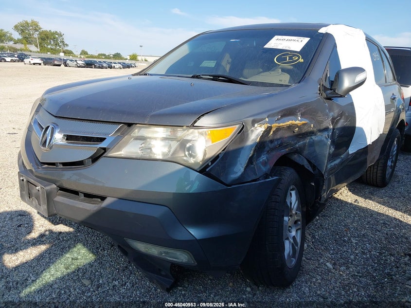 ACURA MDX 2009 VIN 2HNYD28259H502188