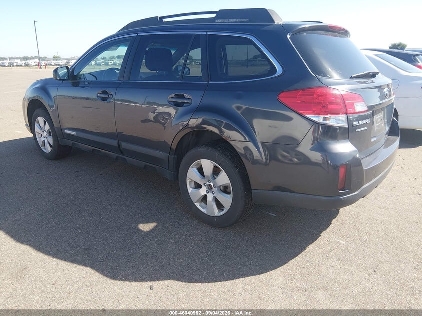 2011 SUBARU OUTBACK SPORT UTILITY VEHICLE 2.5L H-4 VVT, REGULAR , 170HP
