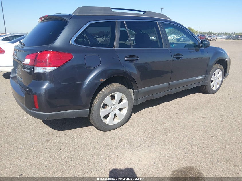 2011 SUBARU OUTBACK SPORT UTILITY VEHICLE 2.5L H-4 VVT, REGULAR , 170HP