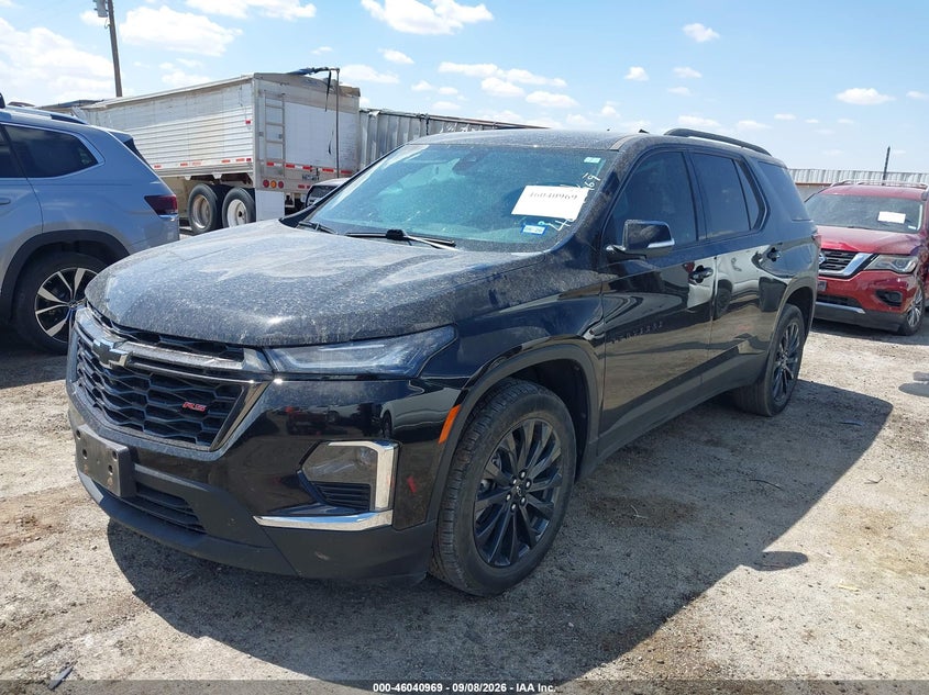 Vin: 1gnerjkwxnj186982, lot: 46540424, chevrolet traverse fwd rs 20222