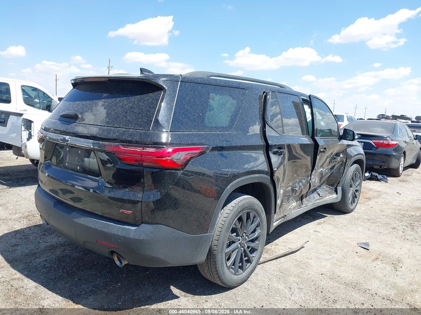 Vin: 1gnerjkwxnj186982, lot: 46540424, chevrolet traverse fwd rs 20224