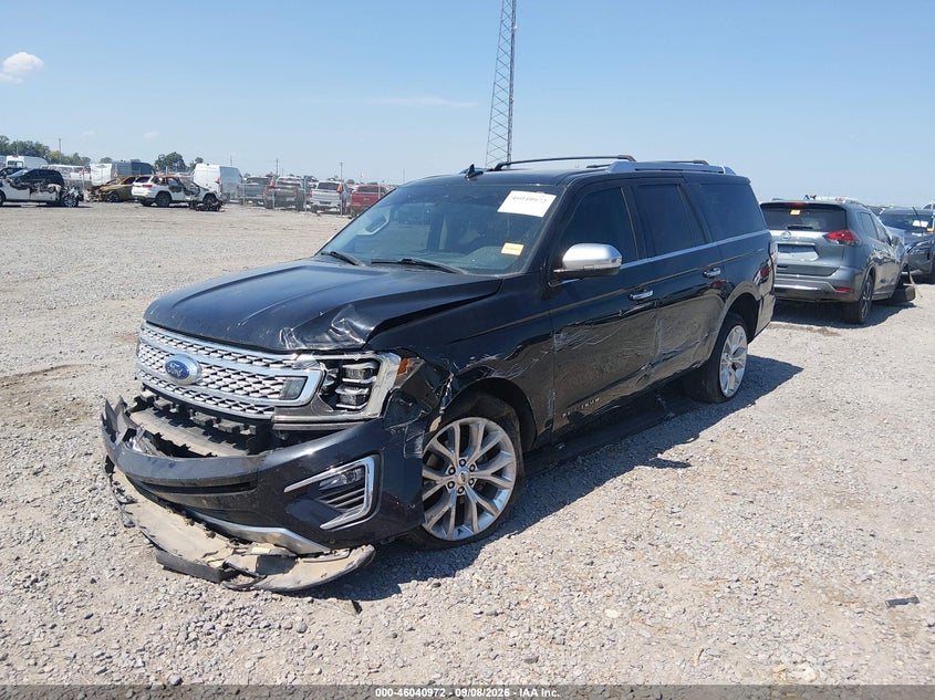 Vin: 1fmjk1mt4kea06622, lot: 46540427, ford expedition max platinum 20192