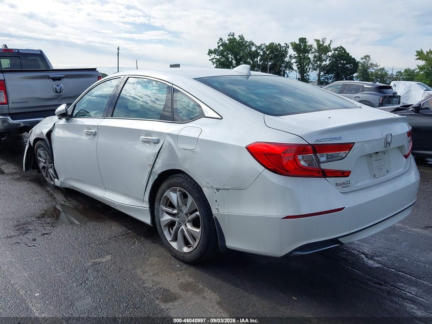 Vin: 1hgcv1f15ja263103, lot: 46540452, honda accord lx 20183