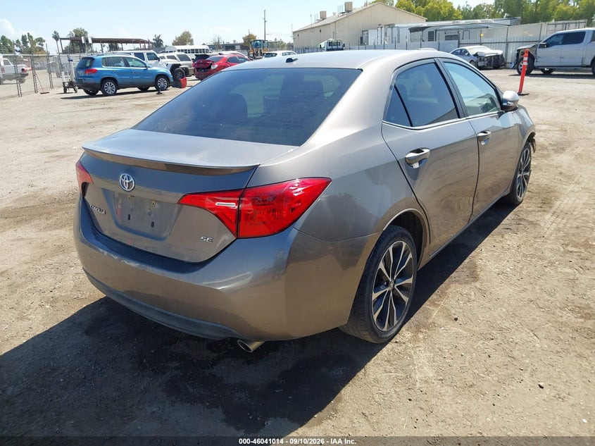Vin: 2t1burhe2hc767271, lot: 46540469, toyota corolla se 20174