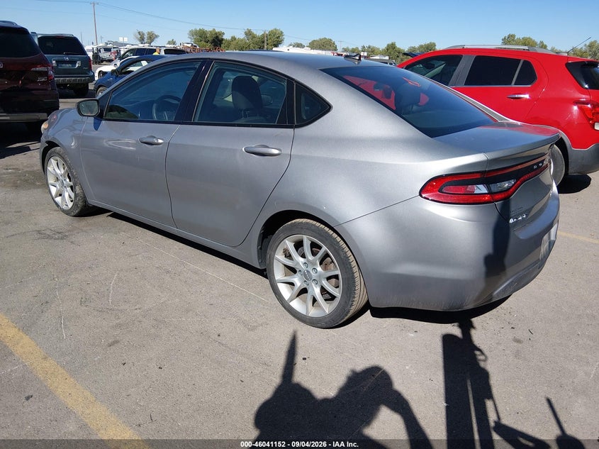Vin: 1c3cdfbb7ed738255, lot: 46540607, dodge dart sxt 20143