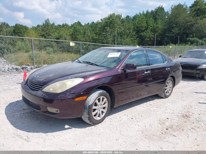LEXUS ES 330 2004 VIN JTHBA30G945009355