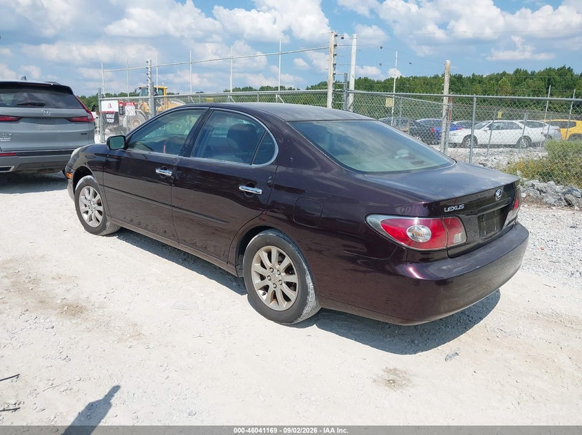 LEXUS ES 330 2004 VIN JTHBA30G945009355
