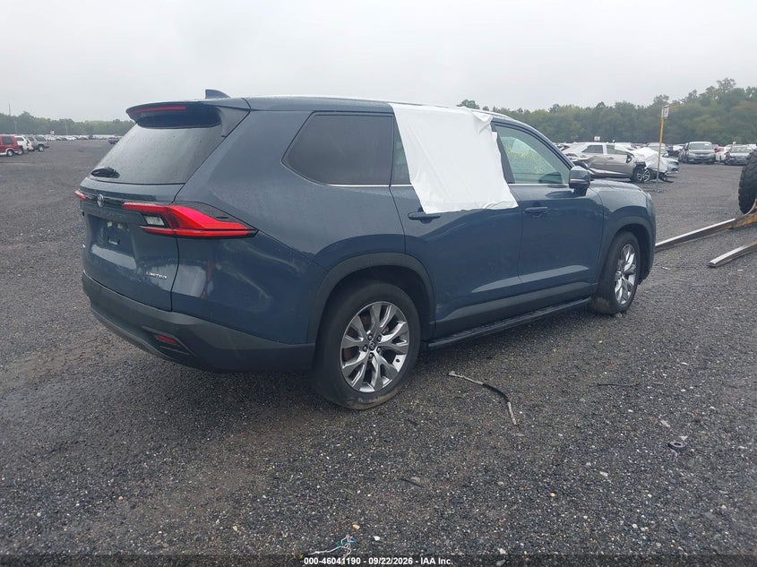 Vin: 5tdaaab55rs040391, lot: 46540645, toyota grand highlander limited 20244