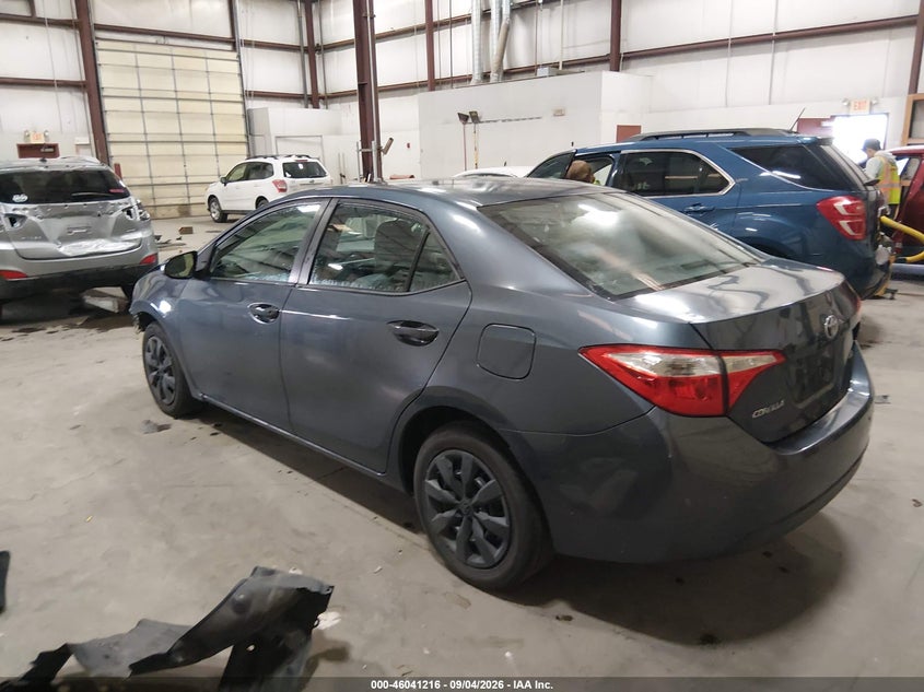 Vin: 2t1burhexec107264, lot: 46540671, toyota corolla le 20143