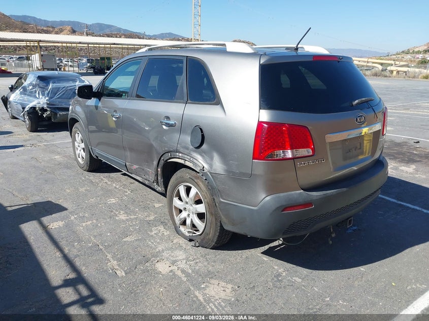 Vin: 5xykt4a24bg152271, lot: 46540679, kia sorento lx v6 20113