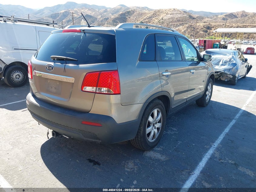Vin: 5xykt4a24bg152271, lot: 46540679, kia sorento lx v6 20114
