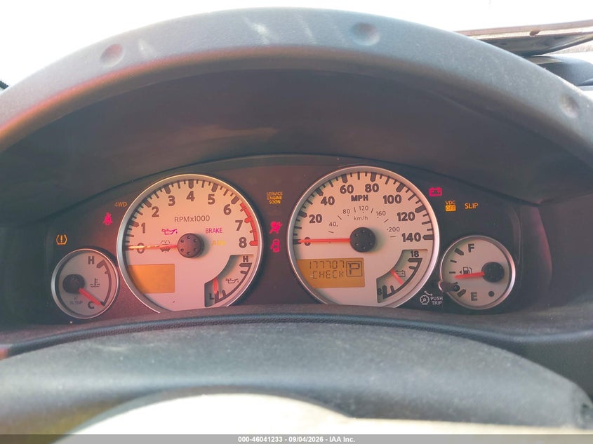 NISSAN XTERRA 2011 VIN 5N1AN0NW7BC516050