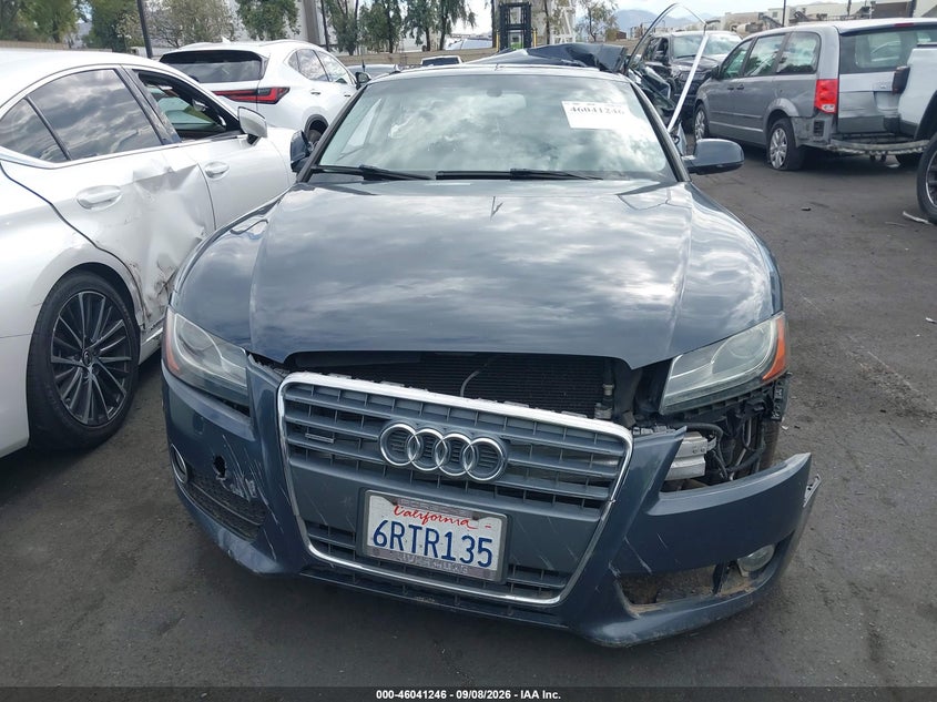 AUDI A5 2011 VIN WAULFAFR6BA047244