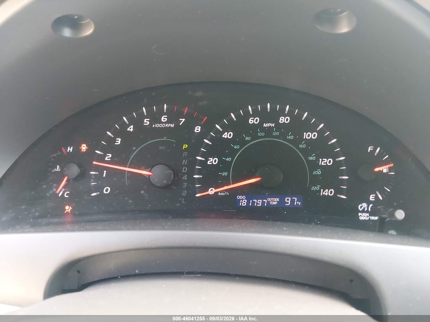 TOYOTA CAMRY 2009 VIN 4T1BE46K09U860136