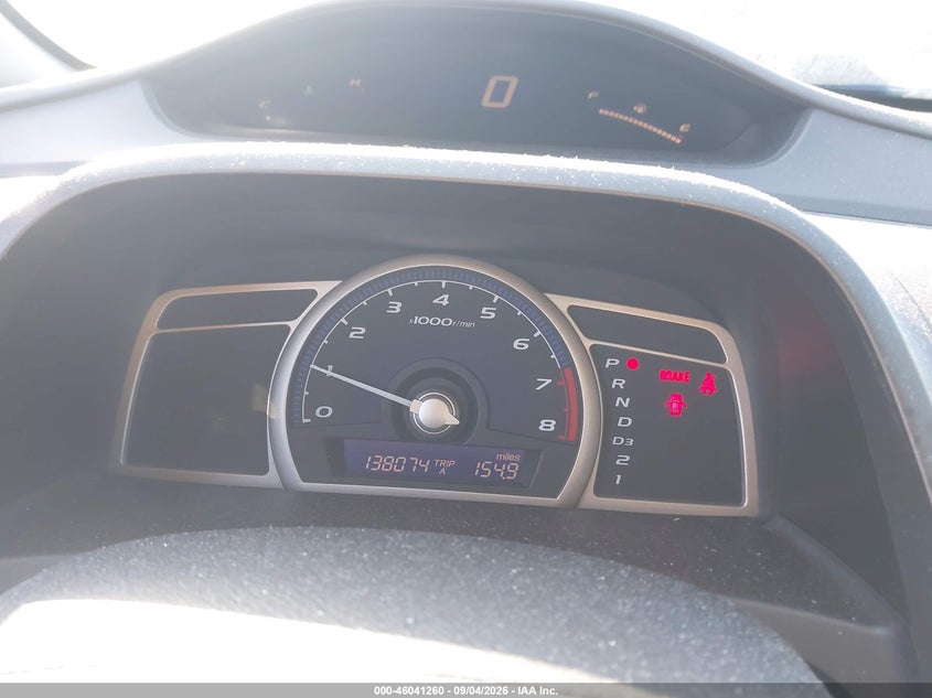 2010 HONDA CIVIC SEDAN 1.8L I-4 VVT, REGULAR , 140HP