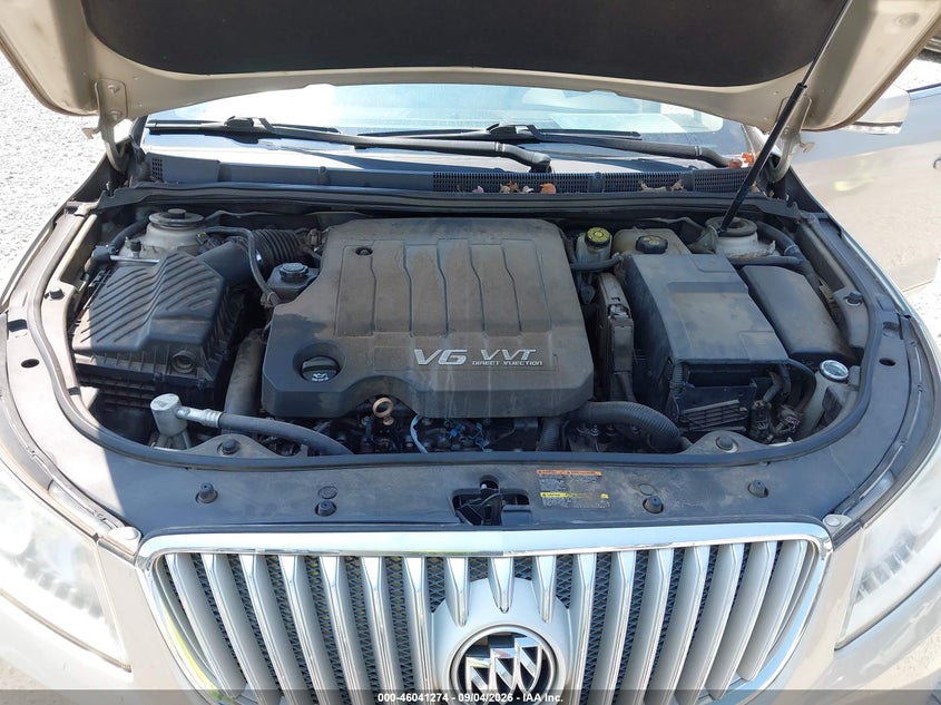 2011 BUICK LACROSSE SEDAN 3.6L V-6 DI, DOHC, VVT, REGULAR , 280HP