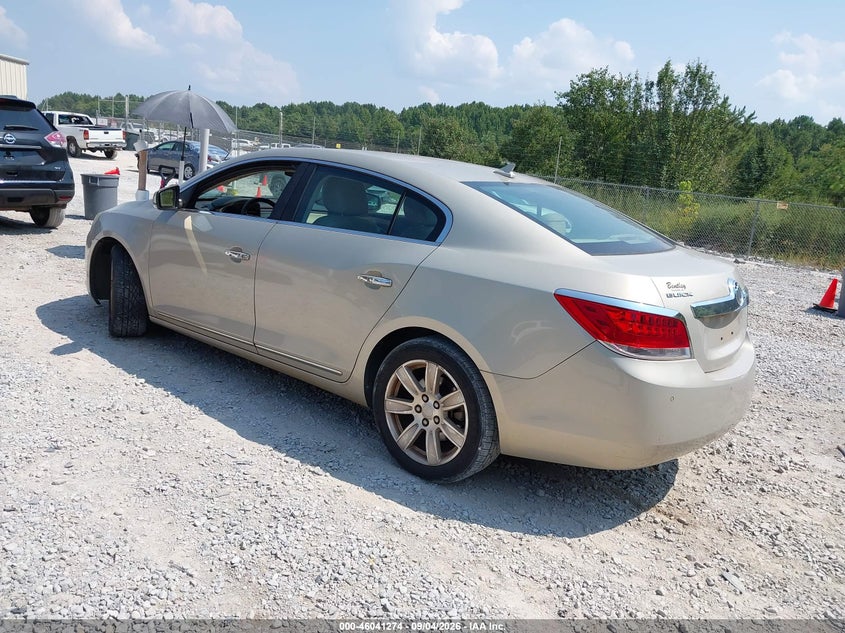 2011 BUICK LACROSSE SEDAN 3.6L V-6 DI, DOHC, VVT, REGULAR , 280HP