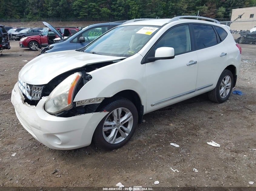 Vin: jn8as5mv5cw417170, lot: 46540757, nissan rogue sv 20122