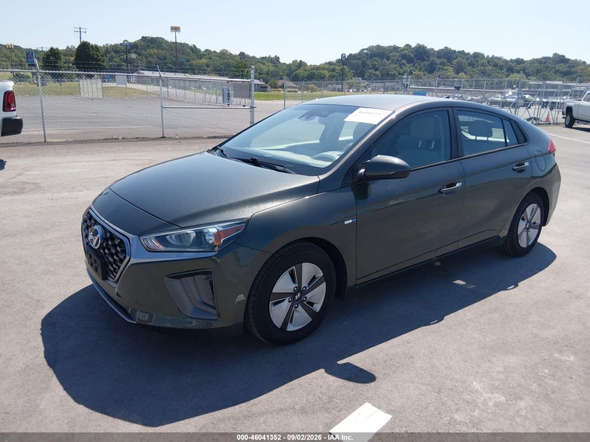 2020 Hyundai Ioniq Hybrid Blue, Normal Wear & Tear, IAAI, VIN KMHC65LC3LU220448 — photo 2