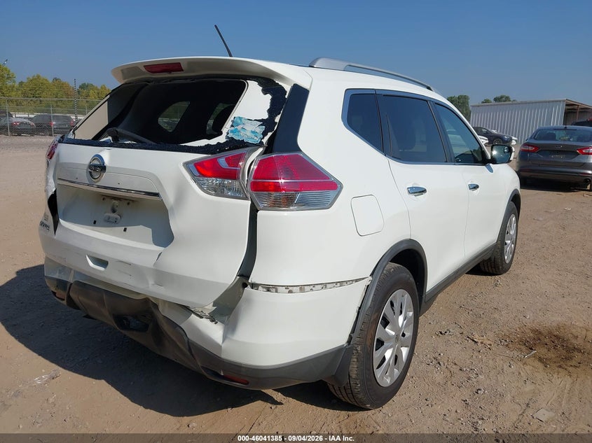 Vin: knmat2mt0gp664277, lot: 46540840, nissan rogue s 20164