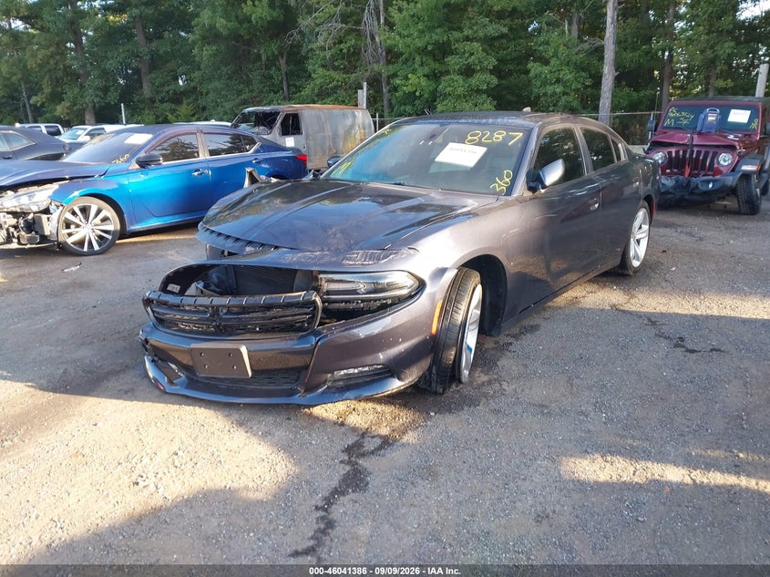 Vin: 2c3cdxhg4jh158287, lot: 46540841, dodge charger sxt plus rwd 20182