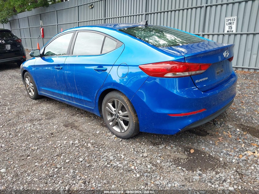 HYUNDAI ELANTRA 2017 VIN KMHD84LF1HU209619