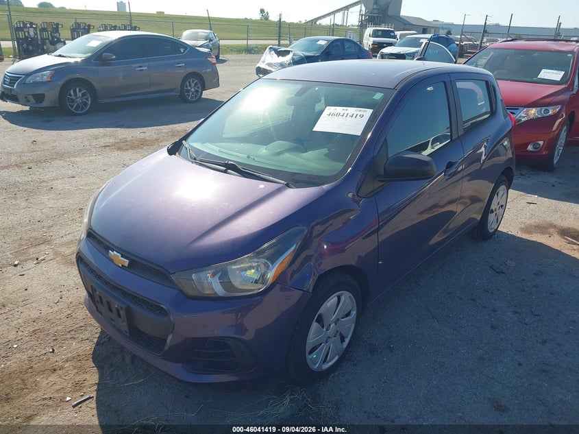 Vin: kl8cb6sa3hc752763, lot: 46540874, chevrolet spark ls cvt 20172