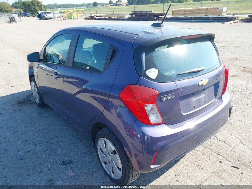Vin: kl8cb6sa3hc752763, lot: 46540874, chevrolet spark ls cvt 20173