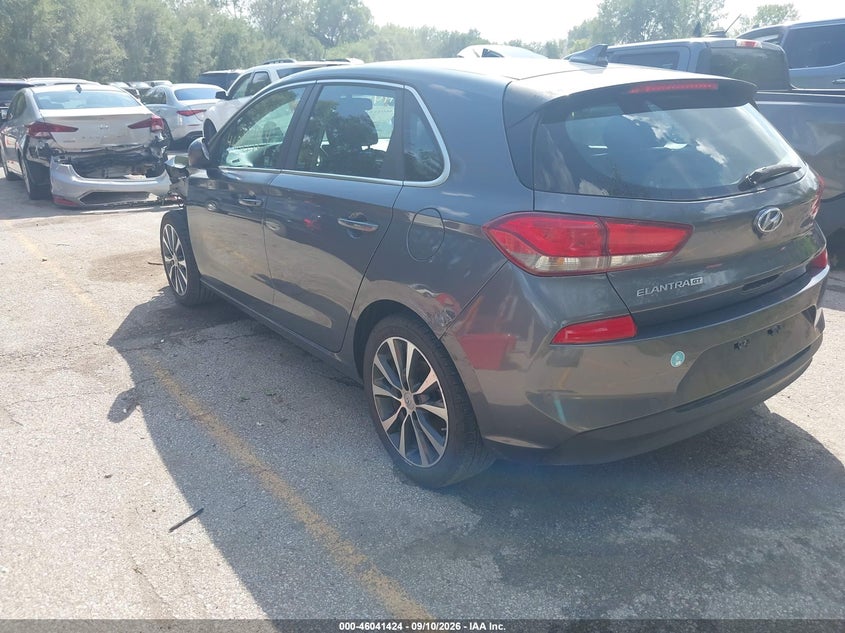 Vin: kmhh35le5ju078410, lot: 46540879, hyundai elantra gt 20183