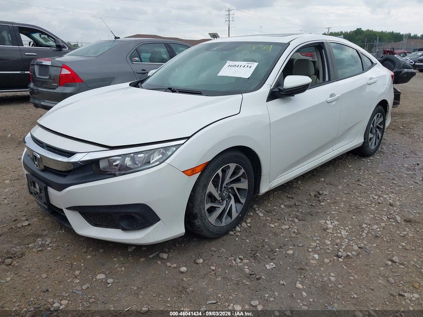 Vin: 19xfc2f84ge001230, lot: 46540889, honda civic ex 20162